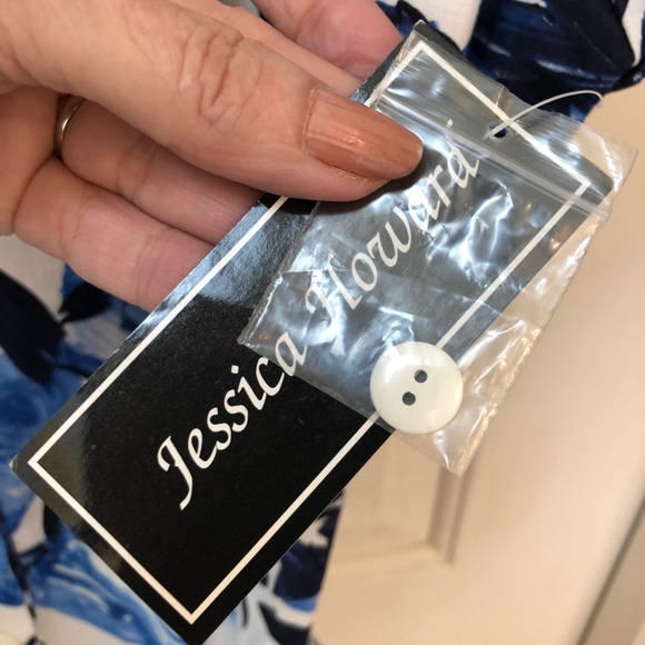 SOLD Jessica Howard 60s look full skirt dress, Size 10 - Picture 13 of 16